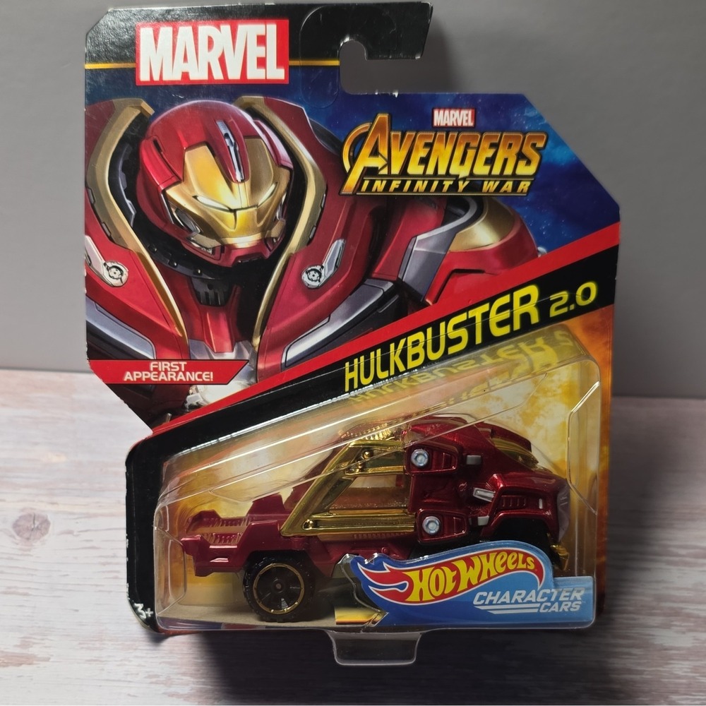Hot Wheels Character Cars Marvel Avengers Infinity War Hulkbuster 2.0 1:64 2018
